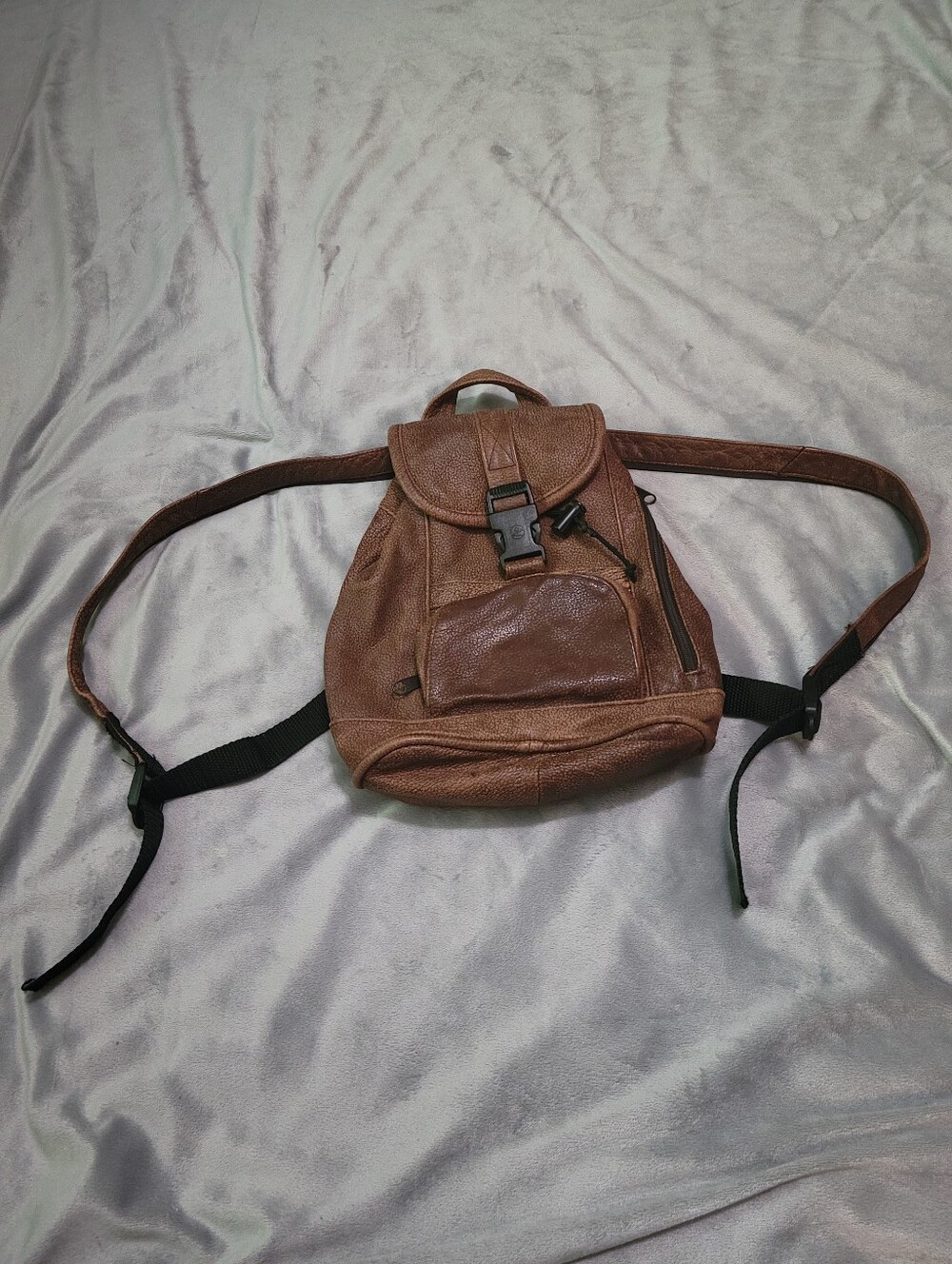 Leather Mini Backpack